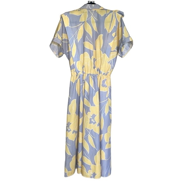 Size A-line Floral Print Midi Dress - Picture 4 of 6